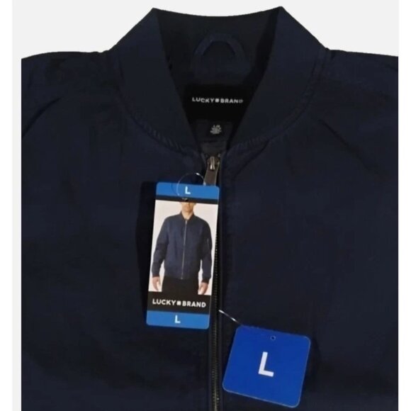 NWT!! Lucky Brand Mens Bomber Jacket size L - Picture 5 of 6